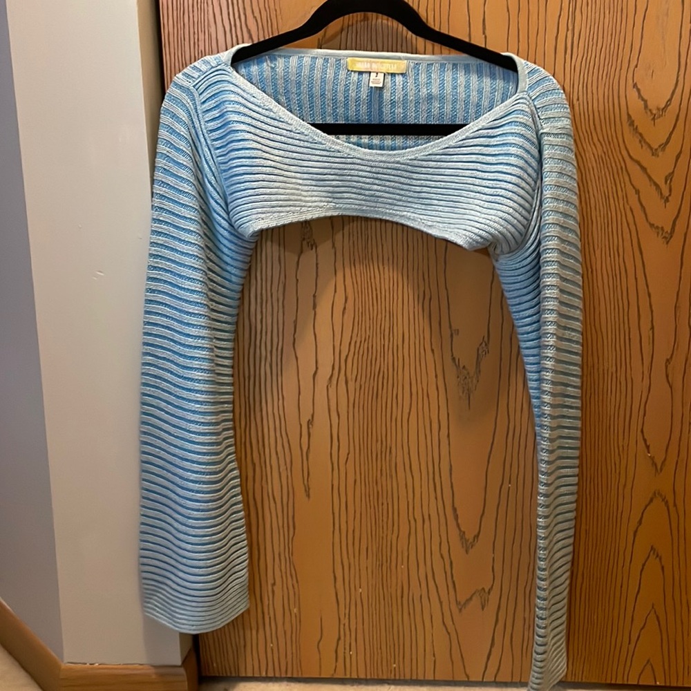 Small overlay sweater top urban outfitters